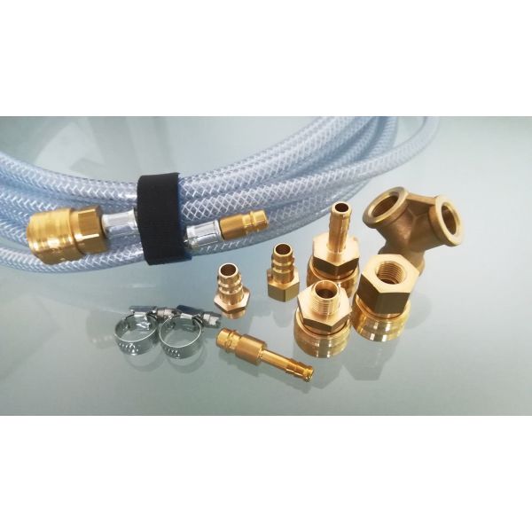 Druckluftkupplung Schnellsteckkupplung Stecknippel Pneumatik Kupplung Schlauch[Stecker/Tülle mit Schlauchanschluss,13 mm